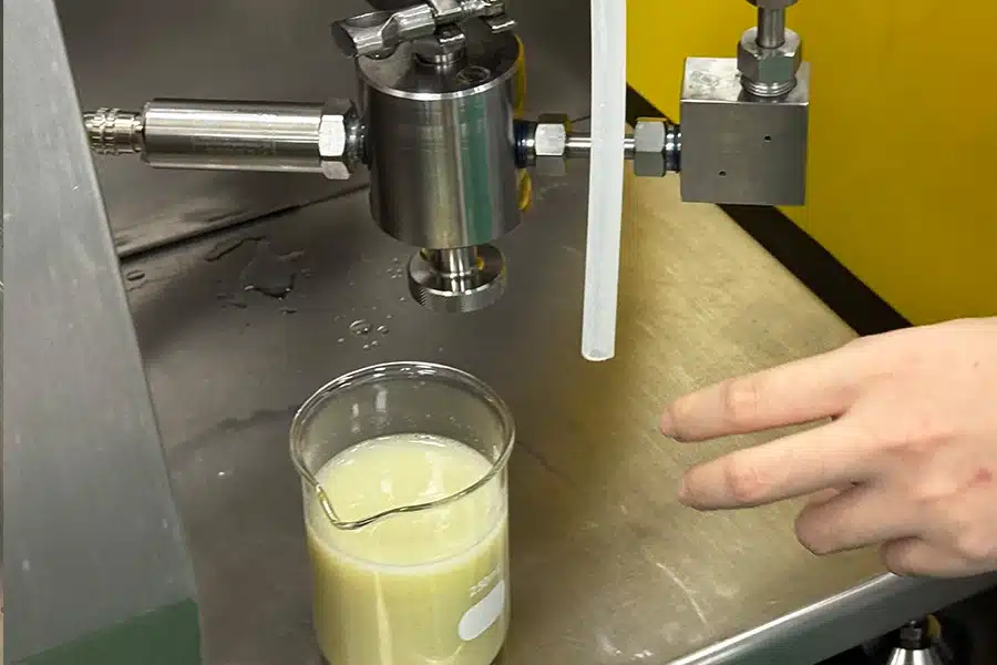 HPP Microjets Homogenizer Experiment